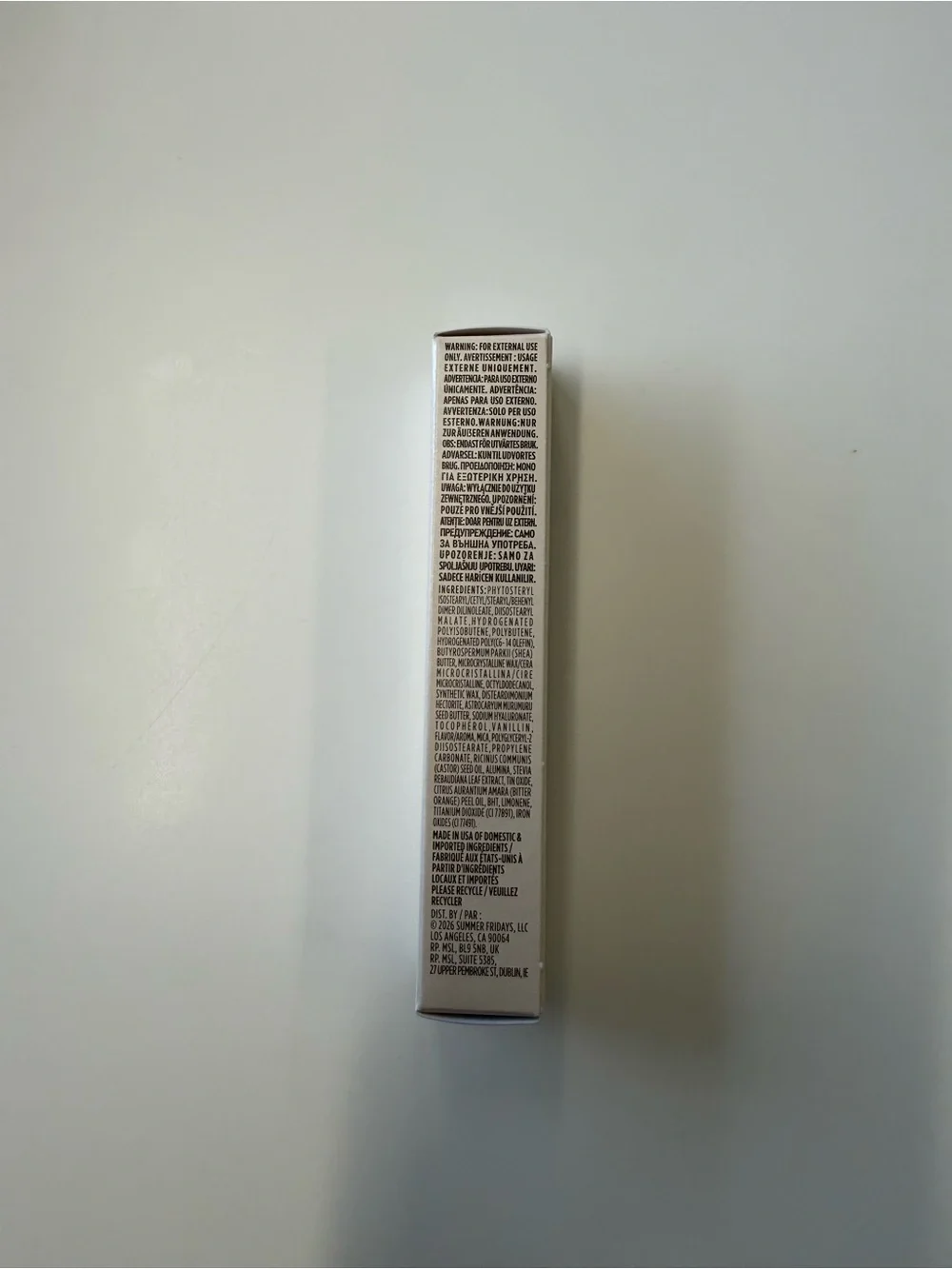Summer Fridays hydrating lip